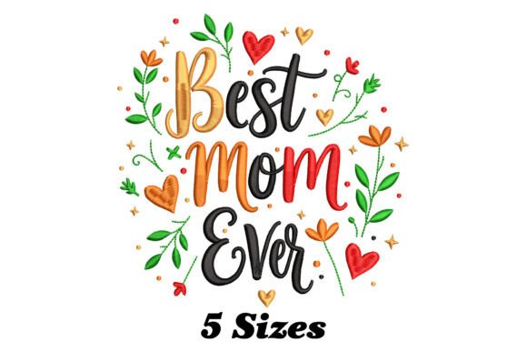 Floral Best Mom Ever