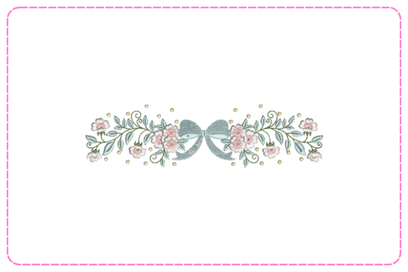 Floral Border Embroidery Designs