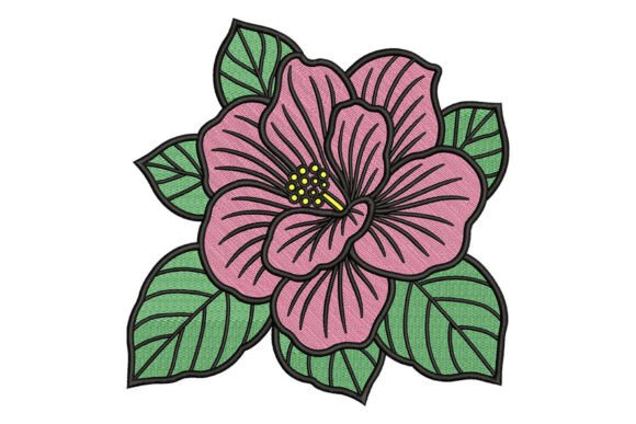 Pink Floral Embroidery Design Review
